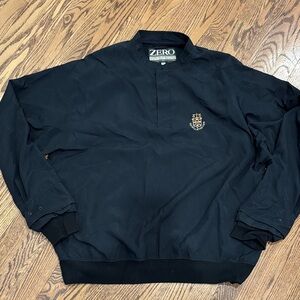 ZERO Restriction Black Windbreaker Pullover Jacket
